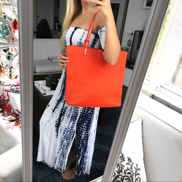 LAST ONE‼️S/XS Blue Tie-dye Strapless Maxi Dress ! - Picture 6 of 8